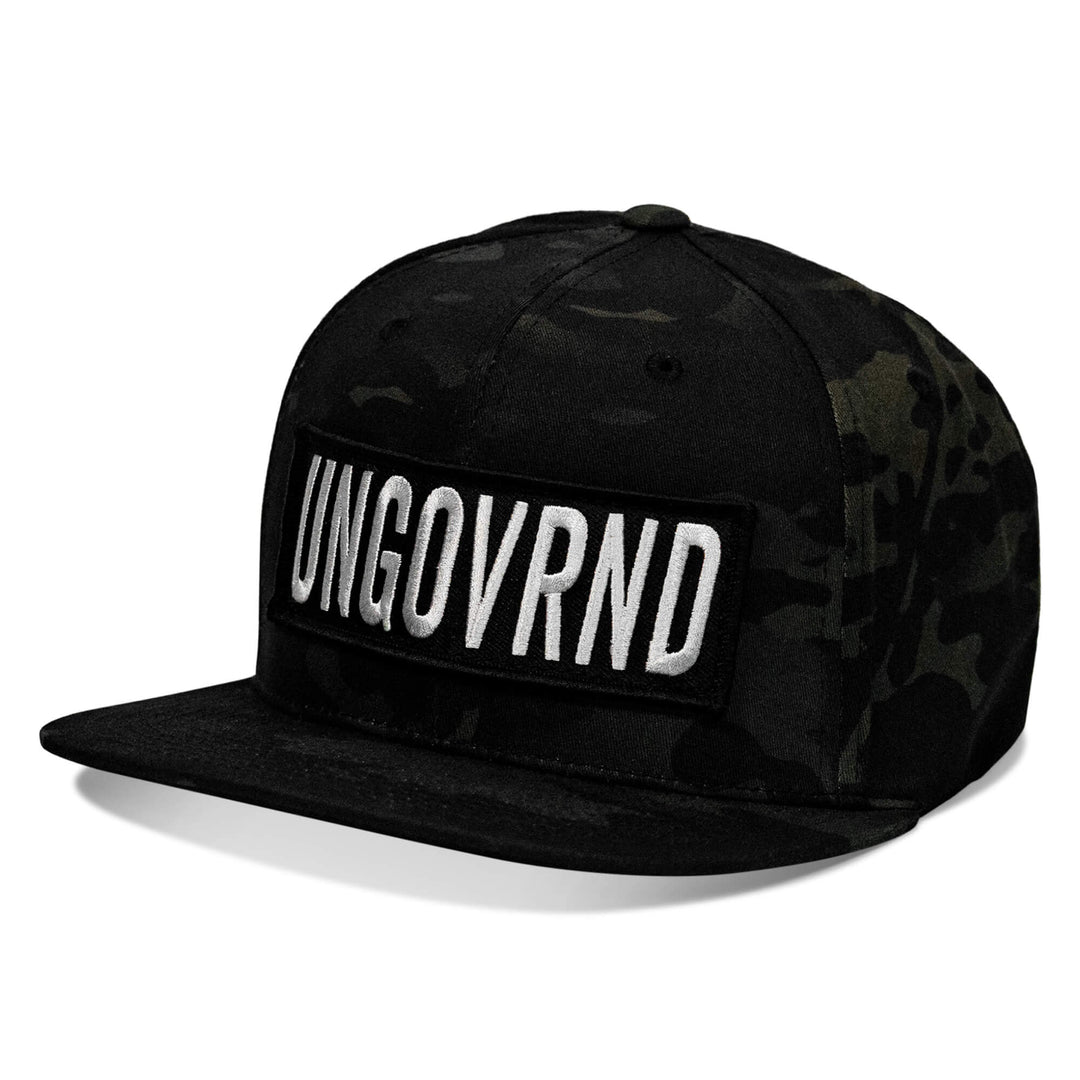 One Revolver Surfboards - Ungovrnd Oversized Patch Flatbill SnapBack Hat HEADWEAR