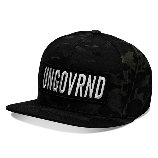 One Revolver Surfboards - Ungovrnd Oversized Patch Flatbill SnapBack Hat HEADWEAR