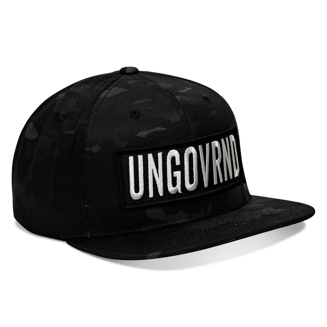 One Revolver Surfboards - Ungovrnd Oversized Patch Flatbill SnapBack Hat HEADWEAR