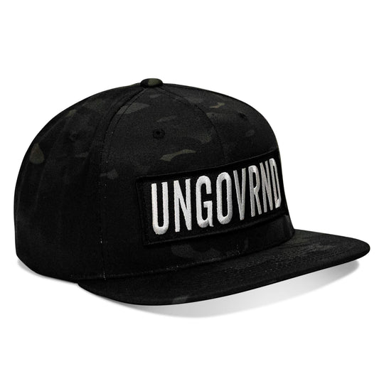 One Revolver Surfboards - Ungovrnd Oversized Patch Flatbill SnapBack Hat HEADWEAR