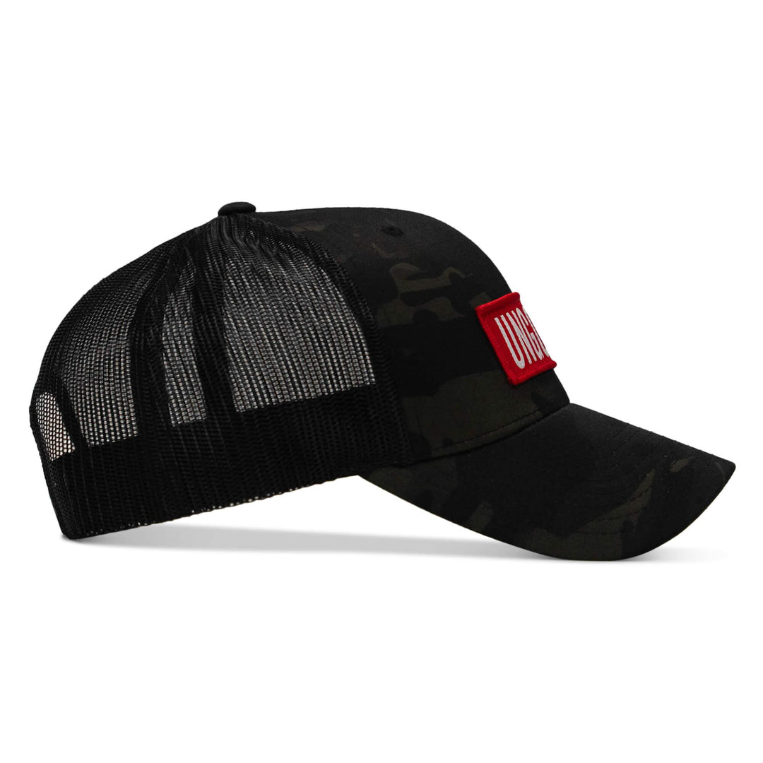 One Revolver Surfboards - Ungovrnd Red Patch Snapback Hat HEADWEAR