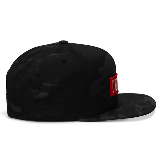 One Revolver Surfboards - Ungovrnd Red Patch Flatbill SnapBack Hat HEADWEAR