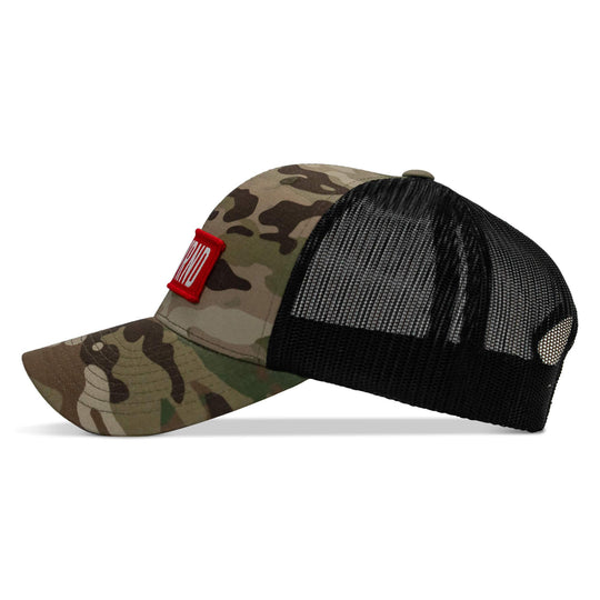 One Revolver Surfboards - Ungovrnd Red Patch Snapback Hat HEADWEAR