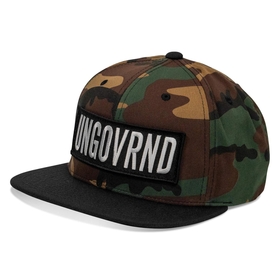 One Revolver Surfboards - Ungovrnd Oversized Patch Flatbill SnapBack Hat HEADWEAR