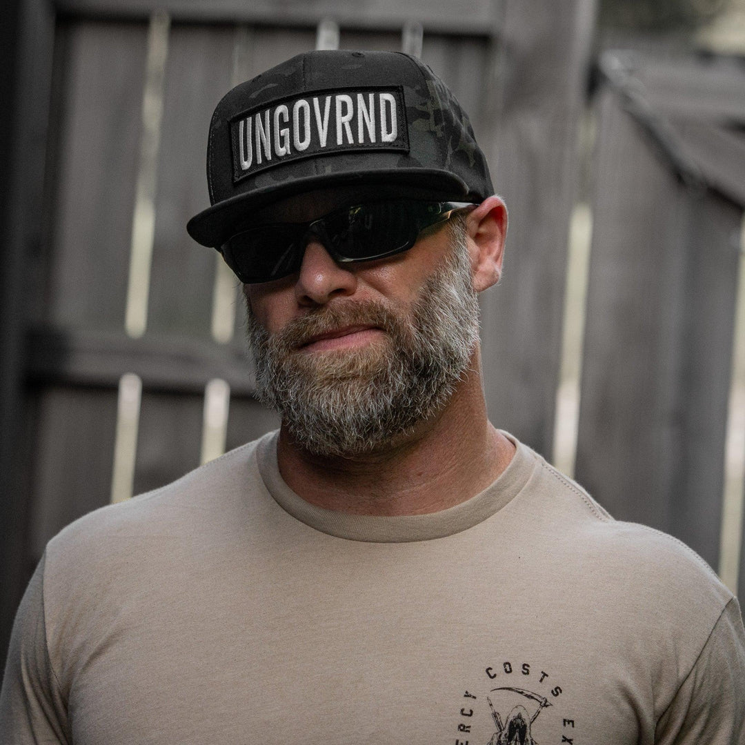 One Revolver Surfboards - Ungovrnd Oversized Patch Flatbill SnapBack Hat HEADWEAR