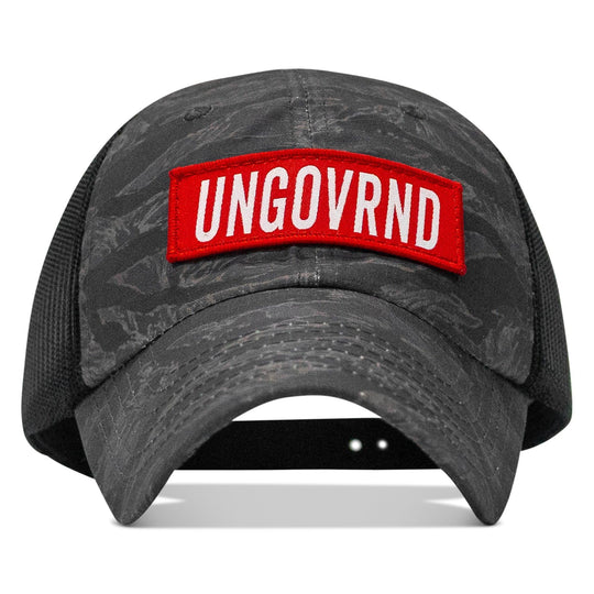 One Revolver Surfboards - Ungovrnd Patch Tactical Ripstop Mesh Snapback Hat HEADWEAR