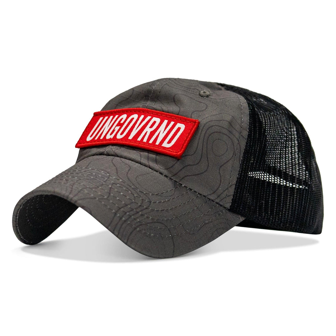 One Revolver Surfboards - Ungovrnd Patch Tactical Ripstop Mesh Snapback Hat HEADWEAR