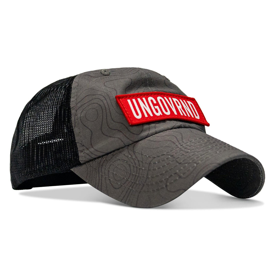One Revolver Surfboards - Ungovrnd Patch Tactical Ripstop Mesh Snapback Hat HEADWEAR