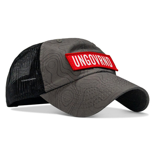 One Revolver Surfboards - Ungovrnd Patch Tactical Ripstop Mesh Snapback Hat HEADWEAR