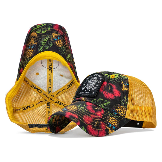 One Revolver Surfboards - In The End, We Meet Again - Until Valhalla Patch Tactical Ripstop Mesh Snapback Hat HEADWEAR