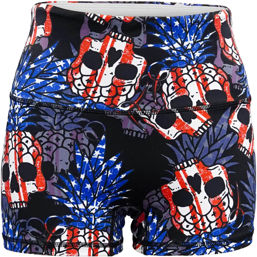 Ladies Seamless Front Performance Training Shorts V3 - SHORTS | WOMEN - One Revolver Surfboards