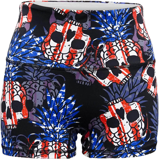 Ladies Seamless Front Performance Training Shorts V3 - SHORTS | WOMEN - One Revolver Surfboards