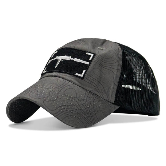 One Revolver Surfboards - Uzi Patch Patch Tactical Ripstop Mesh Snapback Hat HEADWEAR