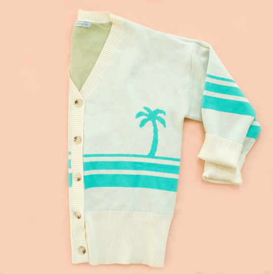 Ocean Sunset Cardigan Teal - One Revolver Surfboards