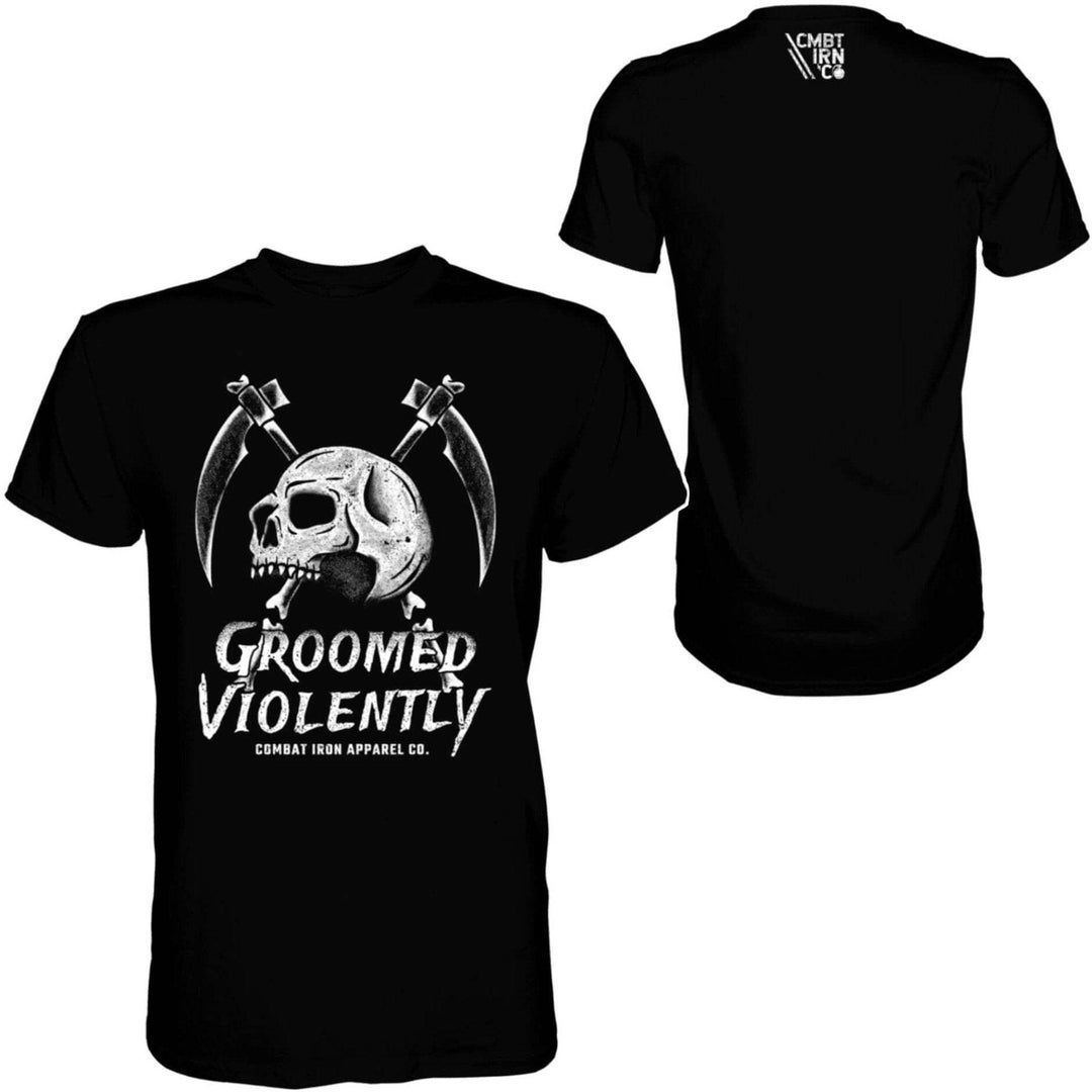 Groomed Violently Skull Men's T-Shirt - One Revolver Surfboards
