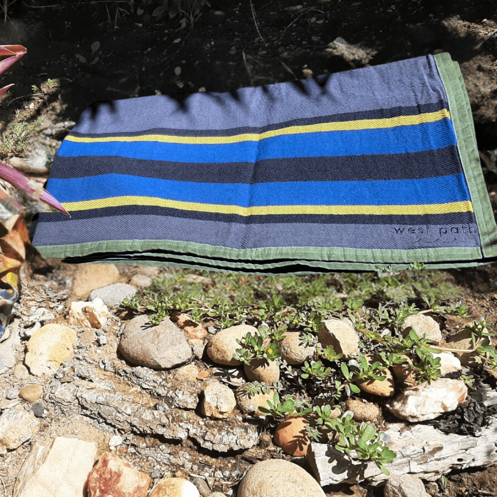 Canvas Camping Blanket - Waxed Canvas Outdoor Blanket / Bushcraft Blanket - One Revolver Surfboards