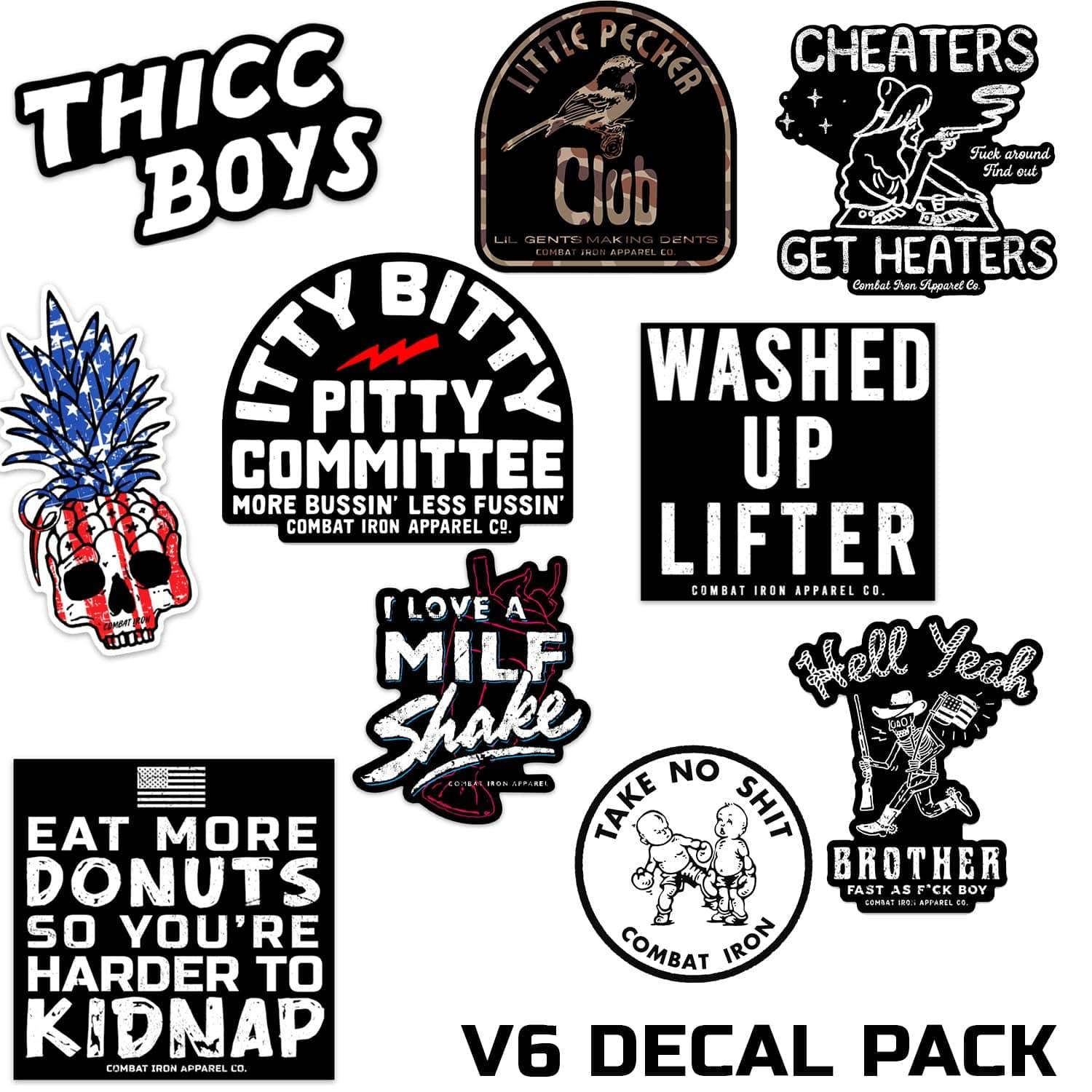 Sticker Decal Pack V6 - One Revolver Surfboards