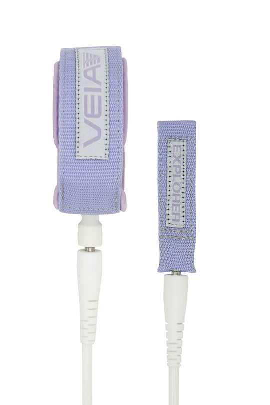 Explorer 5'6" Comp Leash - Lilac - One Revolver Surfboards