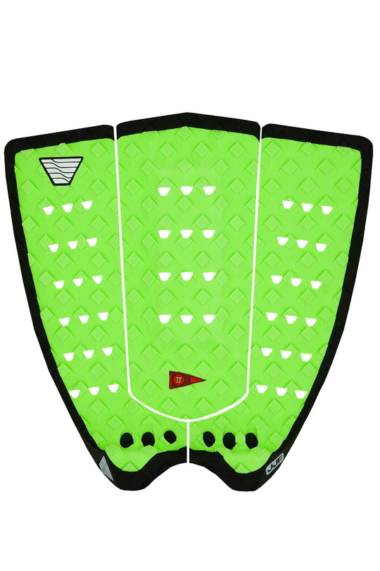 JJF Round Tail Pro Pad - Hi Vis Green/Night - One Revolver Surfboards