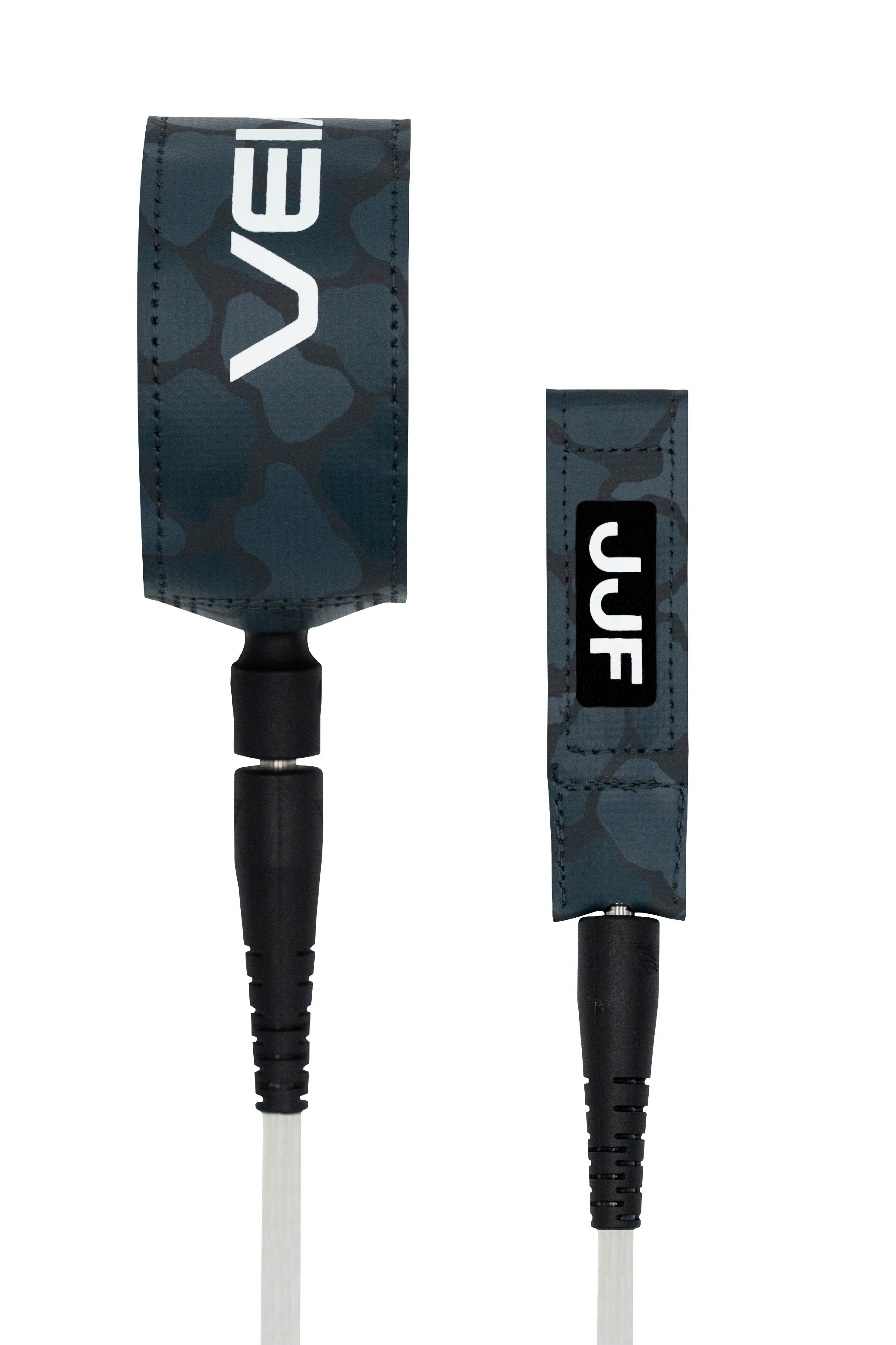 One Revolver Surfboards - VEIA x FLORENCE JJF Pro 5' Comp Leash - Florence Camo - Night/Clear Leashes