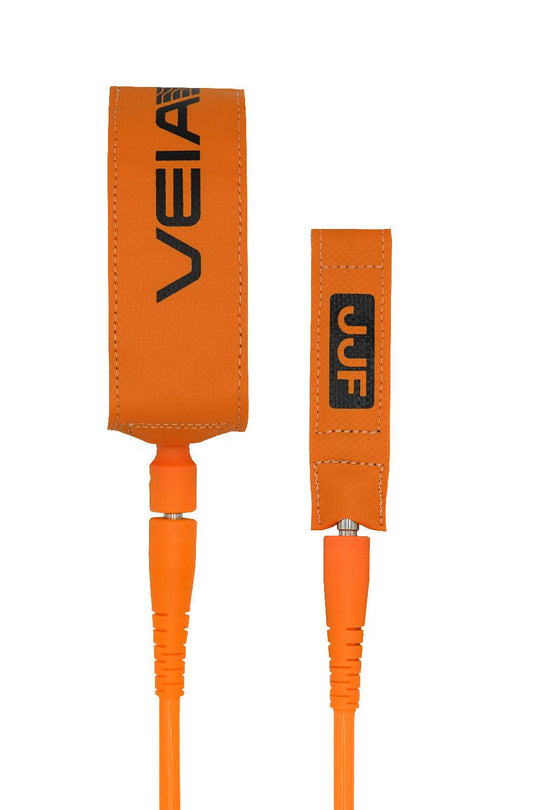 JJF Pro 5' Leash - High Vis Orange - One Revolver Surfboards