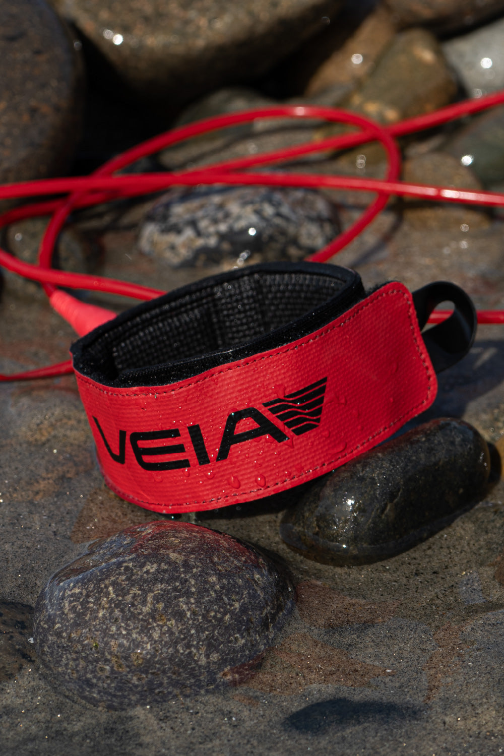 JJF Pro 6' Comp Leash - Red