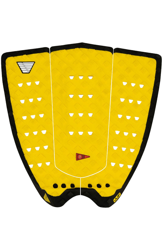 JJF Round Tail Pro Pad - Yellow/Night - One Revolver Surfboards