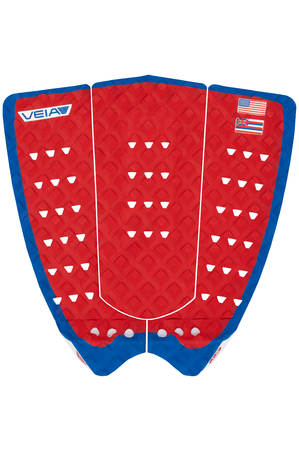 JJF USA Round Tail Pro Pad - USA Red/Blue - One Revolver Surfboards