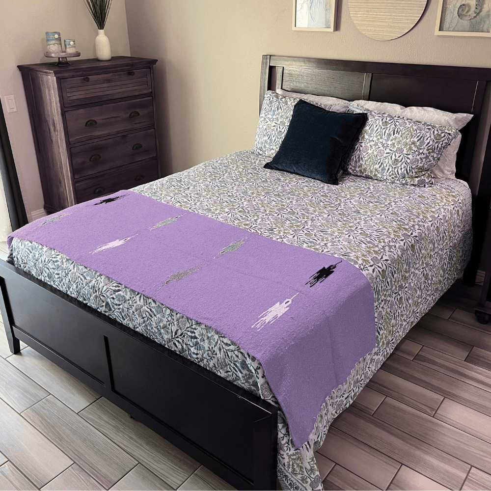 Violet Thunderbird Baja Yoga Blanket - One Revolver Surfboards