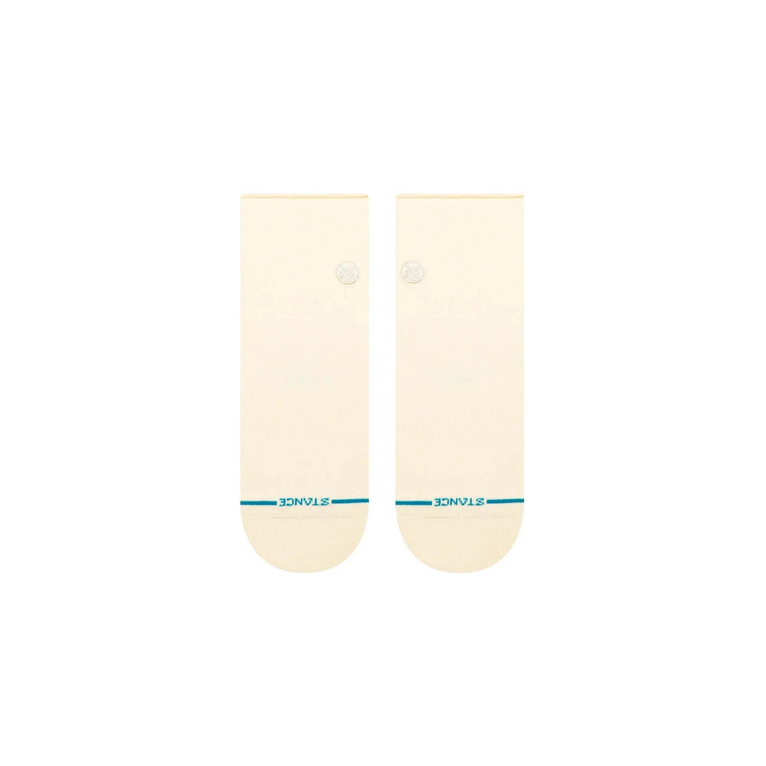 Stance Cotton Rollin' Quarter Light Cushion Socks - Cream - One Revolver Surfboards