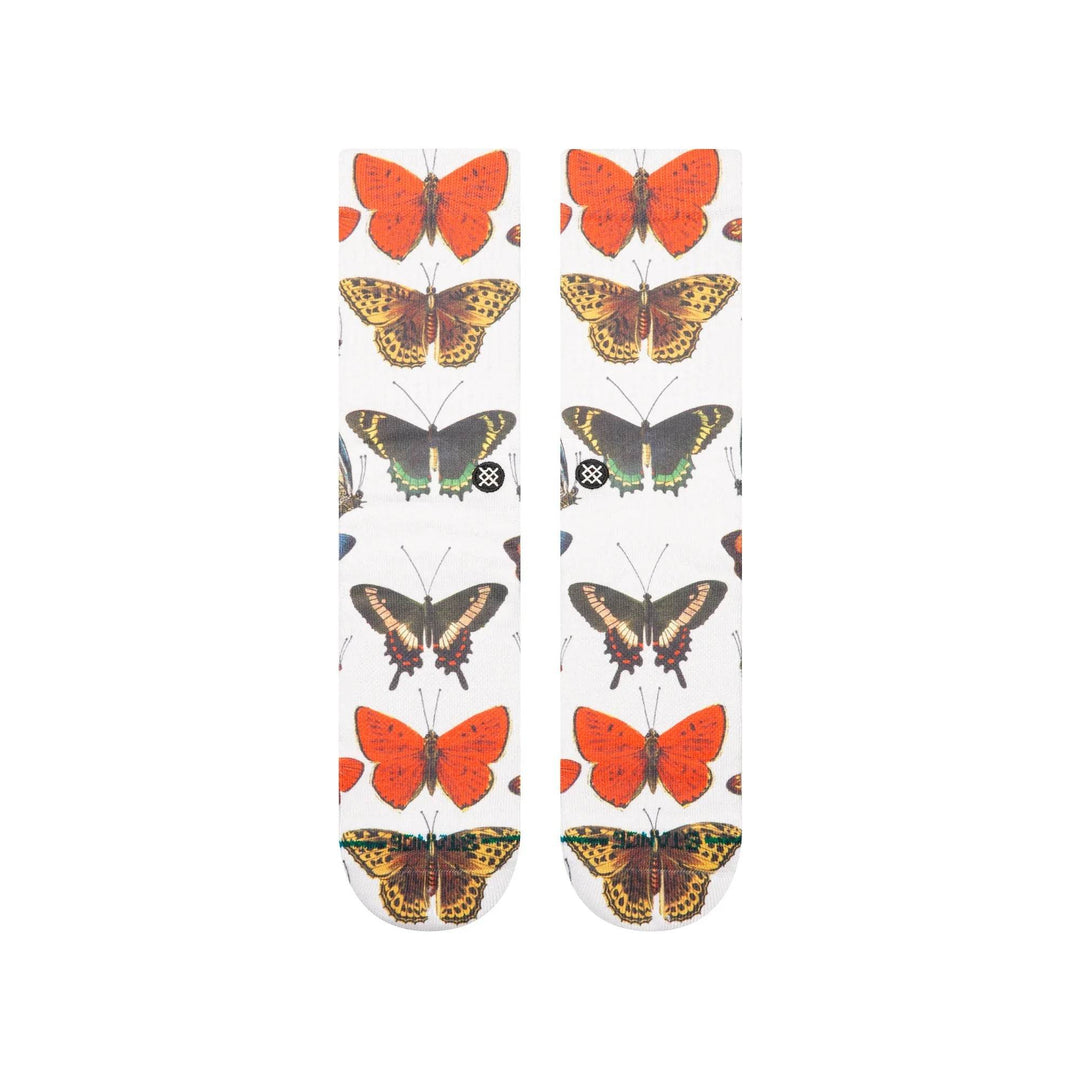 Stance Poly Blend Crew Sock - Flutterby - Canvas - One Revolver Surfboards