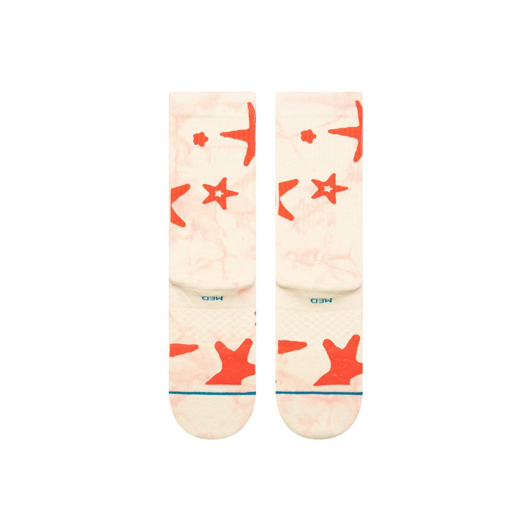 Stance Starry Eyed Crew Socks - Cream - One Revolver Surfboards
