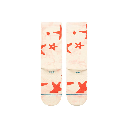 Stance Starry Eyed Crew Socks - Cream - One Revolver Surfboards