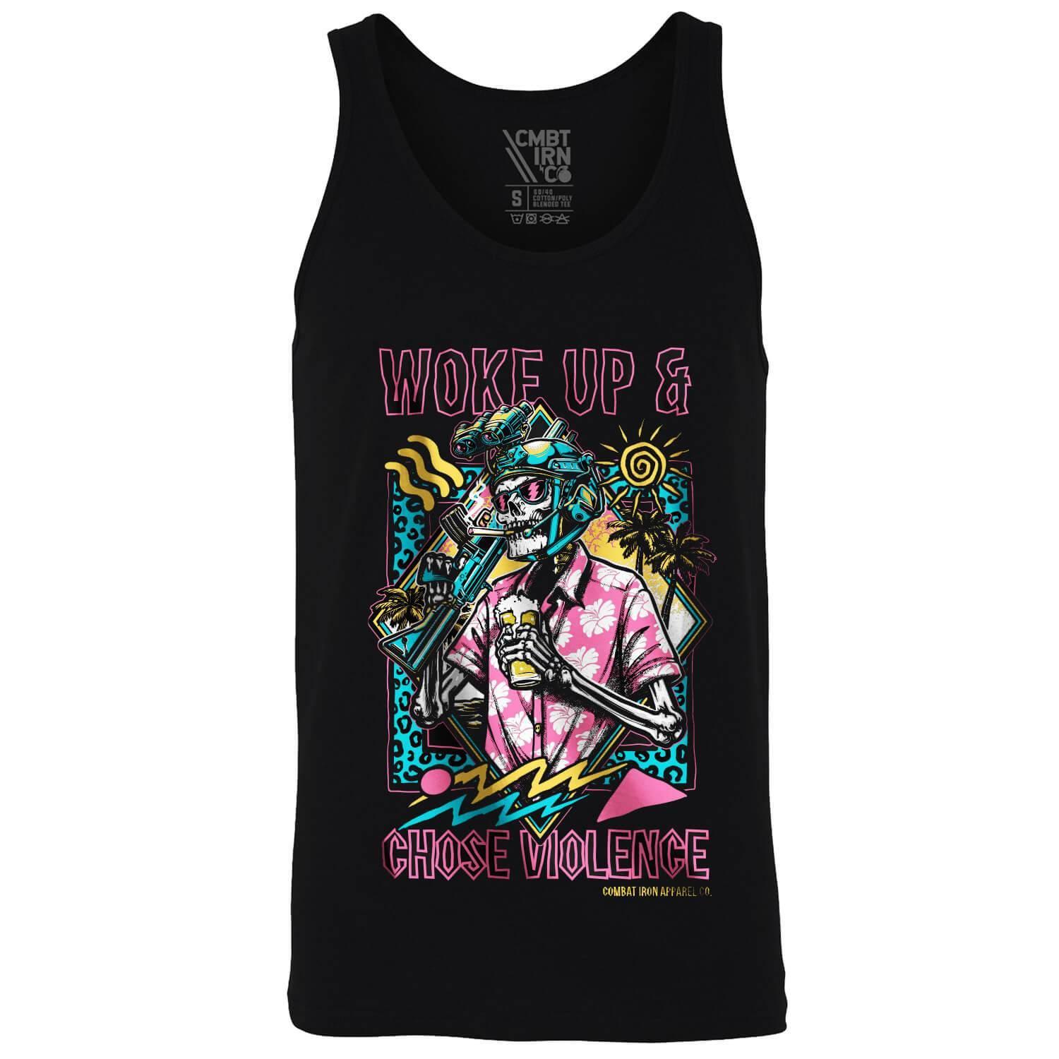 One Revolver Surfboards - Woke Up & Chose Violence Men's Tank MEN'S TANK TOP