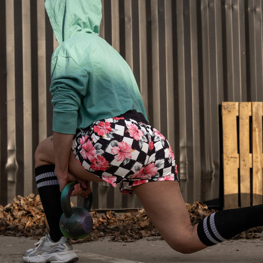 One Revolver Surfboards - Women’s Studio Flex Training &amp; Recovery Shorts | 4" SHORTS | WOMEN