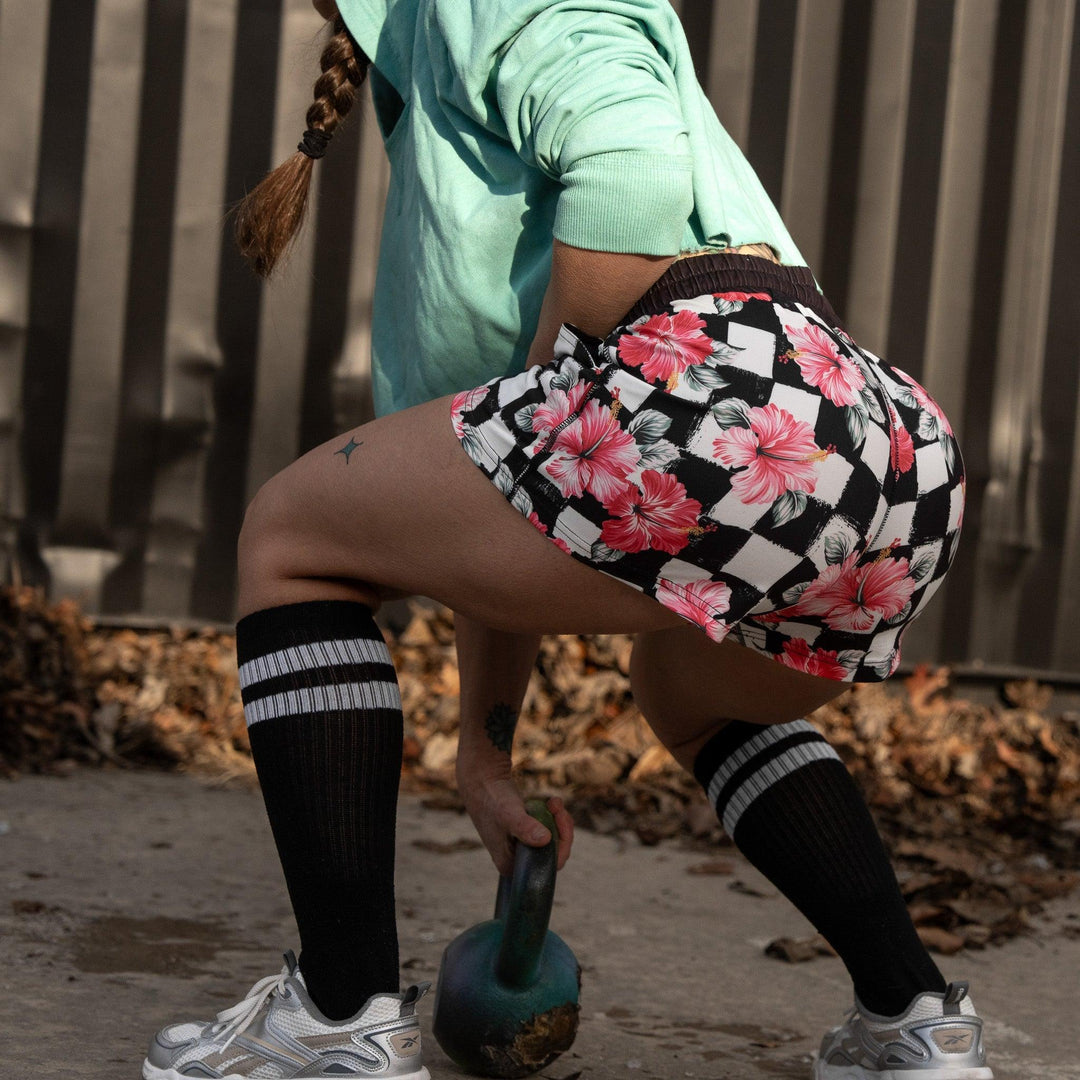 One Revolver Surfboards - Women’s Studio Flex Training &amp; Recovery Shorts | 4" SHORTS | WOMEN