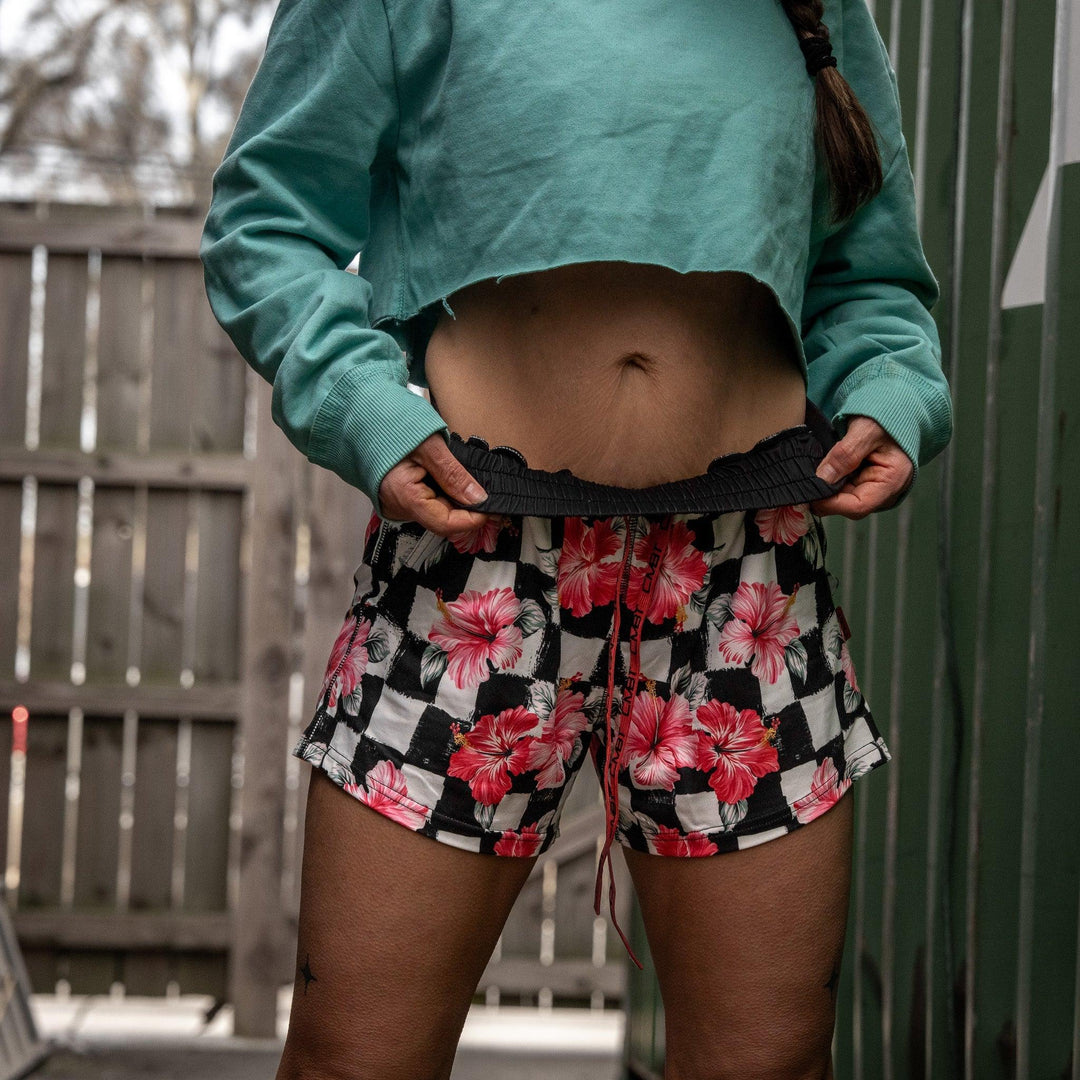One Revolver Surfboards - Women’s Studio Flex Training &amp; Recovery Shorts | 4" SHORTS | WOMEN