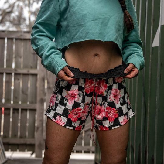 One Revolver Surfboards - Women’s Studio Flex Training &amp; Recovery Shorts | 4" SHORTS | WOMEN