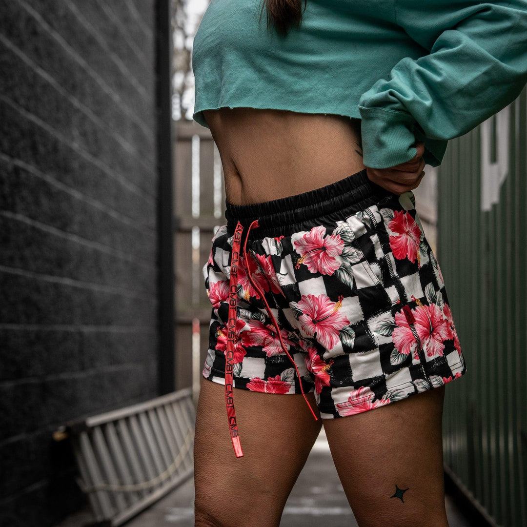One Revolver Surfboards - Women’s Studio Flex Training &amp; Recovery Shorts | 4" SHORTS | WOMEN