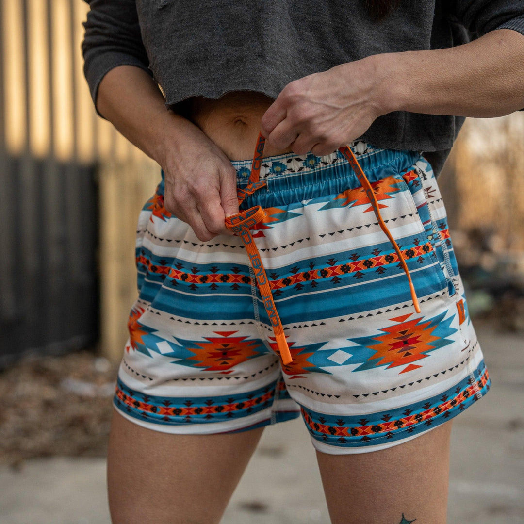 One Revolver Surfboards - Women’s Studio Flex Training &amp; Recovery Shorts | 4" SHORTS | WOMEN