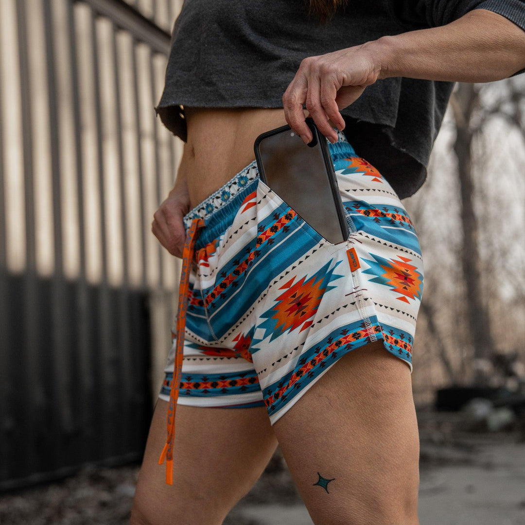 One Revolver Surfboards - Women’s Studio Flex Training &amp; Recovery Shorts | 4" SHORTS | WOMEN