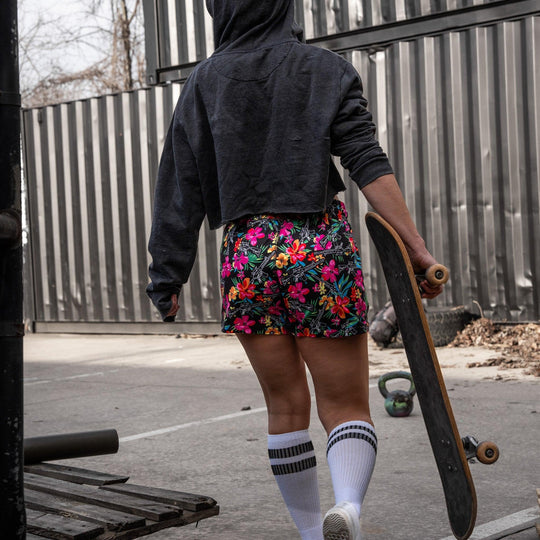 One Revolver Surfboards - Women’s Studio Flex Training &amp; Recovery Shorts | 4" SHORTS | WOMEN
