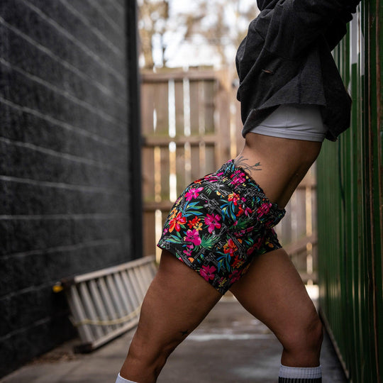 One Revolver Surfboards - Women’s Studio Flex Training &amp; Recovery Shorts | 4" SHORTS | WOMEN