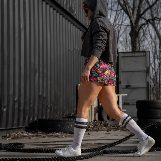 One Revolver Surfboards - Women’s Studio Flex Training &amp; Recovery Shorts | 4" SHORTS | WOMEN