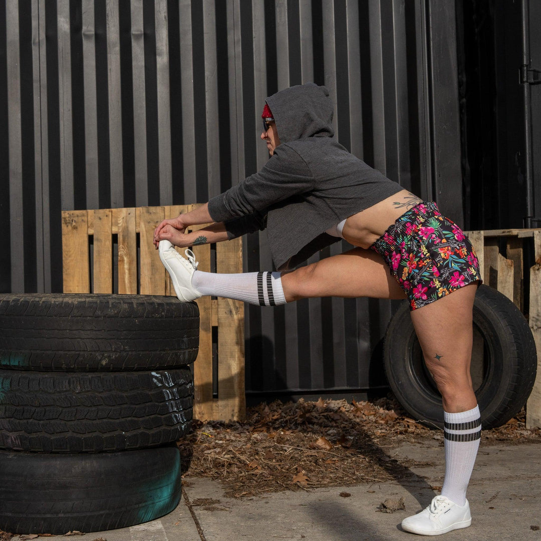 One Revolver Surfboards - Women’s Studio Flex Training &amp; Recovery Shorts | 4" SHORTS | WOMEN