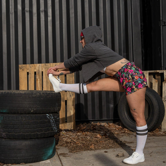 One Revolver Surfboards - Women’s Studio Flex Training &amp; Recovery Shorts | 4" SHORTS | WOMEN