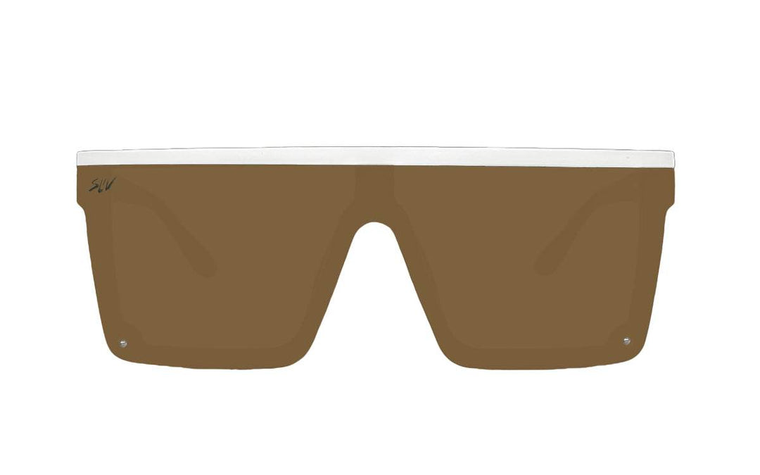 Tidal Wave - Matte Off White - Sean Silveira - 24K Gold Lens Polarized - One Revolver Surfboards