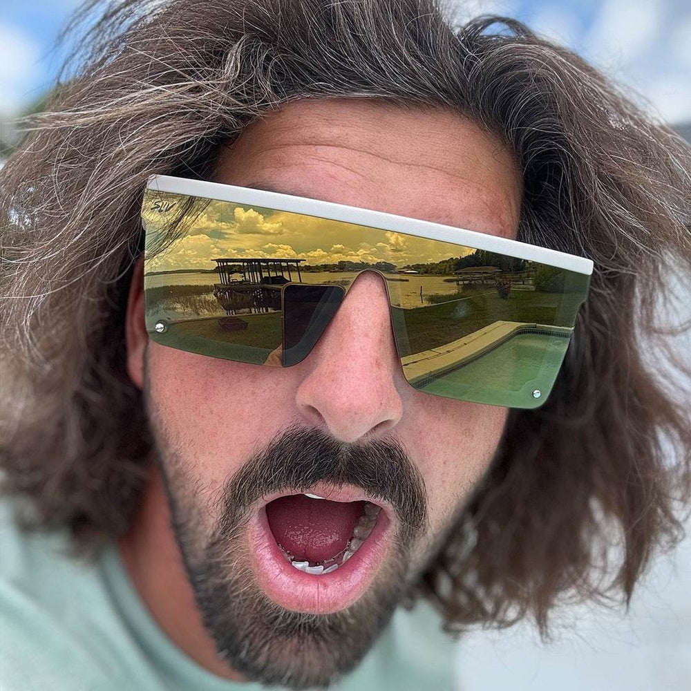 Tidal Wave - Matte Off White - Sean Silveira - 24K Gold Lens Polarized - One Revolver Surfboards