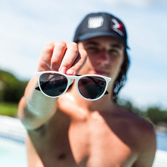 Hurricane - Matte Off White - Jett Lambert - Jet Black Polarized - One Revolver Surfboards