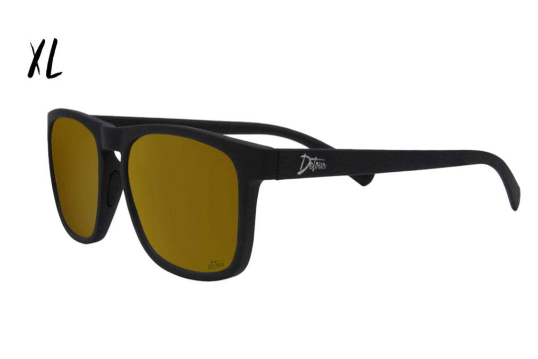 Floaties XL - Matte Black - 24K Gold Lens Polarized - One Revolver Surfboards